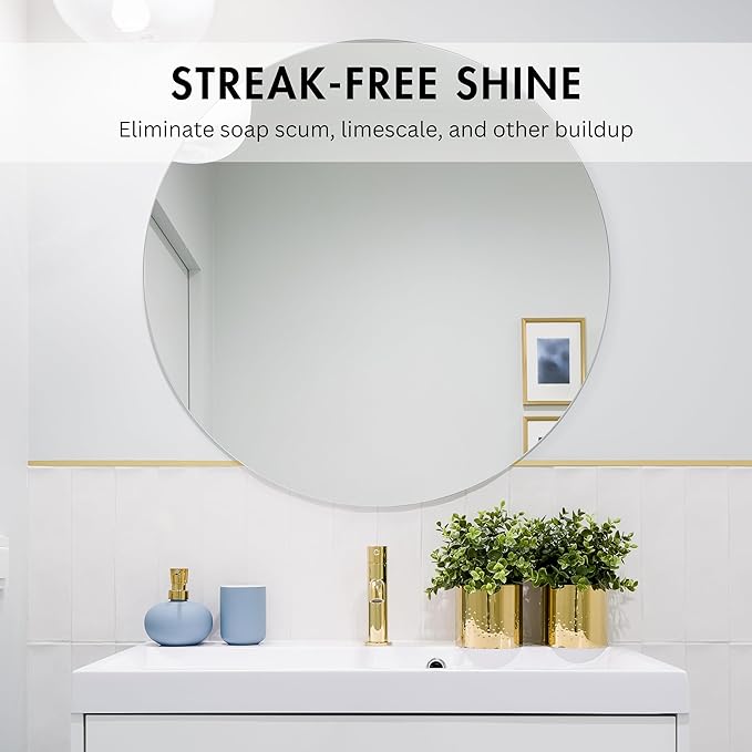 9 inch Squeegee Set with Over Wall Hanger, Suction Cup, and Hook, Glass Cleaning Squeegee for Shower Doors, Windows, Glass Doors, Bathrooms, Mirrors, Car Windshield - Matte Black