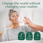 CLEANOMIC Glass and Mirror Cleaning Tablets (6 Pack) - All-Purpose Multi-Surface Household Cleaner Tablets (Scent-Free)