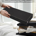 8-Slot Eyeglass Case Organizer - Stylish Storage for Sunglasses & Glasses, Ideal for Home Use & Eyewear Collectors