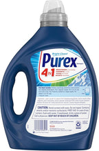 Purex 4-in-1 Laundry Detergent Liquid, Mountain Breeze, 82.5 oz, 165 Loads, Ultra Concentrated Laundry Detergent, Brightens & Whitens