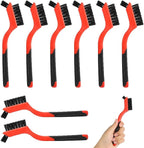 8Pcs Nylon Cleaning Brushes, Bristles Scratch Brush Set, Nylon Bristle Brushes Small Cleaning Brushes for Daily Cleaning Dirt Removal