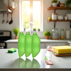 3 Pack Multipurpose Bean Shaped Sponge Set Heat Resistant Bottle and Internal Cleaning Sponges - Reusable entreprises Bottle Cleaning Tools Household Cleaning Sponges
