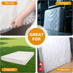 2 PK Twin XL/Twin Mattress Bags for Moving, Waterproof Mattress Cover for Disposal and Storage