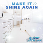 Grout Groovy! Electric Stand-Up Lightweight Grout Cleaning Machine – Large Tile Grout Cleaner for Deep Cleaning Kitchen Floors, Bathrooms & Tile Surfaces | Easy-to-Use Electric Floor Scrubber Machine