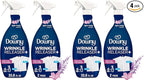 Downy Wrinkle Releaser Spray,All In One Wrinkle Release Spray,Odor Eliminator,Static Remover,Fabric Refresher & Ironing Aid for Clothes,33.8 Fl Oz,Light Fresh Scent,(Pack of 4)
