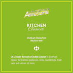 La's Totally Awesome Daily Kitchen Cleaner Spray, For Sink, Cooktop, Oven and more, Plant-Derived Formula, 32 Fl Oz (Pack of 6)