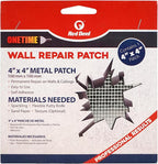 Red Devil 1214 4" x 4" ONETIME Wall Repair Patch, 1 Pack
