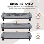 Kitchen Soap Dispenser Set with Instant Dry Tray,16 Oz Hand and Dish Soap Amber Glass Dispenser Set,Stainless Steel Pump,Waterproof Labels&Dish Brush,Luxury Soap Bottle for Kitchen,Bathroom