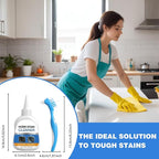 Home Stain Cleaner Gel, Home Remover Gel for Washing Machine, Refrigerator Strips, for Tiles Grout Sealant Home Kitchen Sinks Bathroom Cleaning Cleaning Grout Cleaner - 3.38 Fl oz