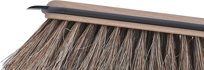 Superio Handheld Comfort Grip Dustpan and Brush Set - Hand Broom with Swiss Natural Horsehair Bristles.