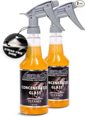 LANE'S Concentrated Auto Glass Cleaner | Tint-Safe Car Windshield, Window Cleaner | Removes Automotive Smoke Film, Fingerprints, & Smudges | Streak-Free, Safe for All Glasses | 16oz, 2 Pack