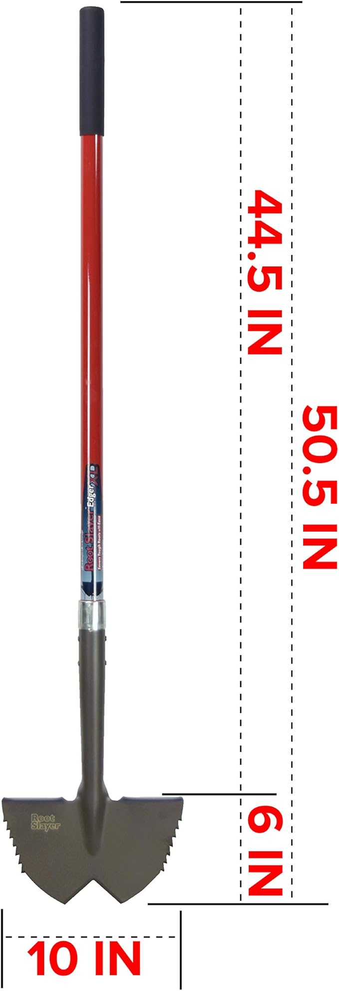 Radius Garden 22711 Root Slayer Edger, X-Large, Red