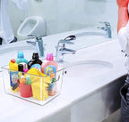 Clear Plastic Storage Bins, Perfect for Kitchen Organization or Pantry Organization and Storage, Laundry Room, Fridge, Freezer Organizer Plastic Storage Containers for Organizing, Cabinet Organizers