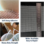 LLPT Drywall Repair Fiberglass Joint Tape 2” x 100 Ft Industrial Grade Extra Strength Fiber Mesh Heavy Duty Self Adhesive for Seam Patch Wall Crack Seam Repair Color White (DRF210)