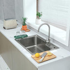 Silicone Bathroom Soap Dishes with Drain Spout-Bathroom and Kitchen Sink Organizer,Sponge Holder,Dish Soap Tray,Perfect for Dispenser,Scrubber,Bottle,Cup on Sink or Counter-Green 9.6"×5.3"