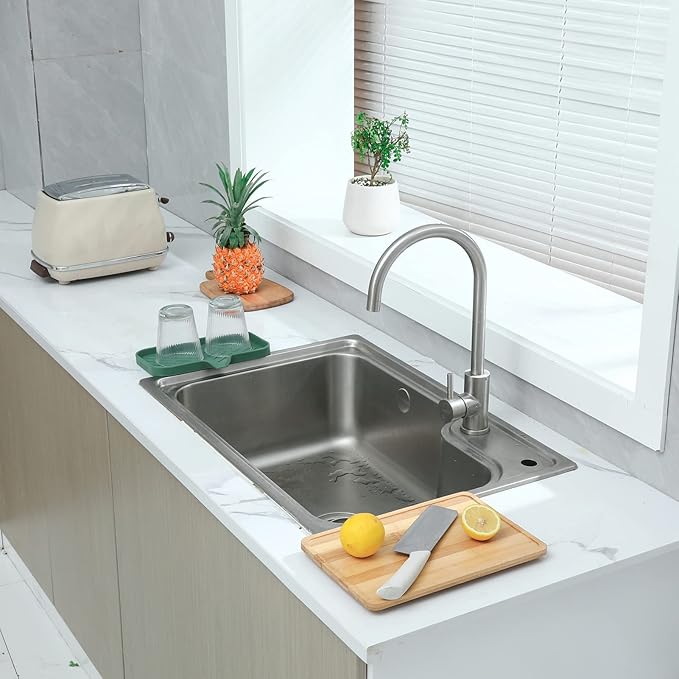 Silicone Bathroom Soap Dishes with Drain Spout-Bathroom and Kitchen Sink Organizer,Sponge Holder,Dish Soap Tray,Perfect for Dispenser,Scrubber,Bottle,Cup on Sink or Counter-Green 9.6"×5.3"