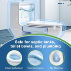 Toilet Bowl Cleaners, Bleach Tablets 100 PACK, Automatic Cleaner for Tank, Effectively Eliminate Limescale, Stains & Odor, Continuous Cleaning for Bathroom & Toilet