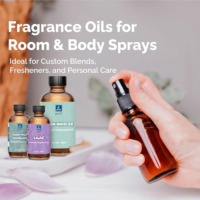 Tuberose Fragrance Oil 2 Oz, Natural Scent Oil for Home Essential Oils Diffuser, Candle Making, Soap Making, DIY Body Oils, Perfume, Body Mist, Spray - Floral Scent