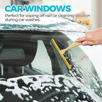 2PACK 10-Inch Golden All-Purpose Shower Squeegee for Shower Doors, Bath Linen Sets, Tile Shower Walls, Bathroom, Window, Glass and Car Windshield, Mirrors and Kitchen-Stainless Steel