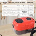 Handheld Steam Cleaner, Steam Shot Cleaner, 2500W High Heat Steamer for Bed Bugs, High Temperature Steamer for Car Detailing, Grout Steam Cleaner for Couch, Windows, Kitchen, Bathroom, Home