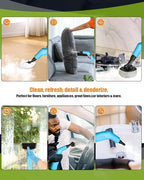 Handheld Steam Cleaner for Home, 10s Heat-Up/2.11 Qt Tank/4.5BAR High Pressure Steamer for Cleaning, 3 Level Pressurized Portable Steam Cleaner Handheld for Car, Grout, Tile, Dirt, Bed Bugs, Blue