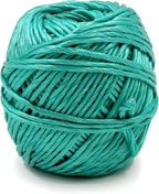 Polypropylene Twine - 5/64" Thick, 164 Feet Long for Bundling, Packaging, Gardening and More, Green