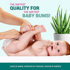 MED PRIDE Scented Baby Wipes Bulk Pack of 960, Alcohol-Free with Soothing Aloe Vera and Vitamin E, Extra Soft and Strong, Paraben-Free