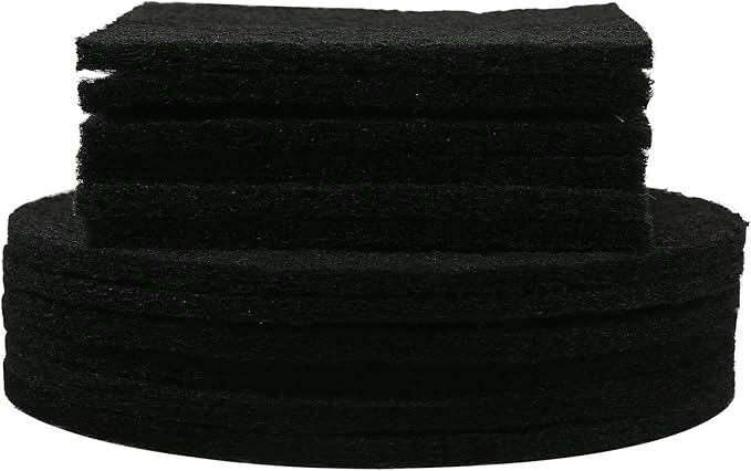 Resinta Compost Bin Filters - 12 Pack Refill Set, Round and Square