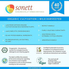 Sonett Organic Laundry Rinse *Free from essential oils & neutral scent -For all types of textiles -Refreshes colors, smooths fibers & softens the laundry(34 fl.oz./1L)