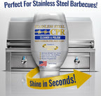 Stainless Steel CPR Kitchen Stainless Steel Cleaner and Polish for Appliances- Cleaner Removes Fingerprints, Water Marks and Grease. Refrigerator Cleaners, Stoves, & Dishwashers (18 Ounce (Pack of 2))