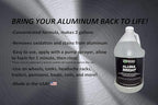 BOSH CHEMICAL Aluma Bright, Aluminum Cleaner and Brightener, 1 Gallon Concentrate