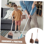Broom and Dustpan Set for Boys and Girls Boy Girl Cleaning Tools Set Dustpan and Brush and Cleaning Accessories Safe Household Tools