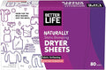 Better Life Dryer Sheets, Fabric Softener Sheets for Fresh Laundry, Lavender Grapefruit, 80 Count