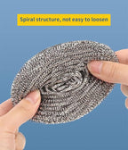 Steel Wool Scrubber - Steel Wool for Cleaning Dish Pots Pans Grills Stainless Steel Scrubber for Kitchen Sinks Cleaning Steel Wool Pads Metal Scrubber (24)