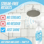 Oh Yuk Daily Shower Cleaner Spray – 24 oz Bottle | Prevents Soap Scum and Hard Water Buildup | Streak-Free Daily Shower Spray for Tile, Glass, Acrylic & Fiberglass
