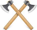 Dream Reach Throwing Hatchets 2 Pack, Professional 16" Throwing Tomahawk Axe Throwing Game for Backyard, Hand Forged Viking Throwing Axe Set for Adults for Competition and Recreation