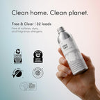 Dirty Labs | Scent Free | Bio-Liquid Laundry Detergent | 32 Loads (8.6 fl oz) | Hyper-Concentrated | High Efficiency & Standard Machine Washing | Nontoxic, Biodegradable | Stain & Odor Removal