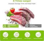 [2025 Upgraded] Bonsenkitchen 3 Rolls 11" x 16' + 3 Rolls 8" x 16' Vacuum Sealer Bags for Food with a Color Box, Easy to Store, Commercial Grade, BPA Free, Great for Food Storage or Sous Vide, VB22