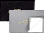 PINGMIC 2 Packs Large Jewelry Polishing Cloths, 11'' x 14'' Professional Silver Polishing Cloth for Jewelry Sterling Silver Gold Platinum Brass Copper Diamond