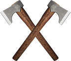 Competition Throwing Axe, 2 Pack 16.5" Throwing Axes with 1065 High Carbon Steel & Wooden Handle, Perfect for Axe Throwiing Game, Competition and Recreation, Gift for Men