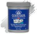 Goddard’s Silver Polish Foam, Silver Jewelry Cleaner for Antiques, Accessories, Ornaments, Silver Cleaner, Silverware Protection, Tarnish Remover for Sterling Silver Jewelry, Sponge Applicator, 6 oz