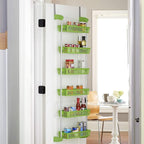 Household Essentials 6-Tier Basket Over-The-Door Organizer, Lime