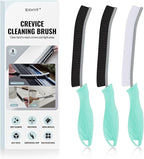 SXhyf Crevice Cleaning Brush - Grout Scrub Brush, House Cleaning Supplies, Gap Cleaning Tools, Home Essentials, Gifts for Women Men, Hard Bristle Crevice Cleaner Brush for Household Use, Bathroom