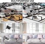 2025 Portable Handheld Steam Cleaner 2500W High Temperature Cleaning Steamer Machine for Car Detailing, 1200ml Large Capacity 3-Levels Adjustable Hand Held Steamer for Home, Car, Kitchen(White)