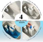 Toilet Tank Cleaning Tablet Holder, Toilet Cleaner Tablets Buffer Box Hanging Holder Preventing Dissolved Residue From Polluting Water Tank Caddy Bowl Tablets