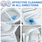 120 Count Toilet Wand Refills for Clorox, Disposable Head Compatible with Clorox ToiletWand Cleaning System, Upgrade Fiber Bowl Cleaner Brush for Closestool Cleaning.（not included brush rod）