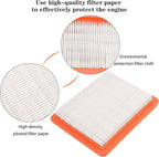 17211-Z8B-901 17211-zl8-023 Air Filter fit for Honda gc135 gcv135 gc160 gcv160 gc190 gcv190 gx100 and gxv57 Engines Lawn Mower Air Cleaner 491588 399959 F220 tillers, Bomag BT60(Pack of 2)