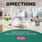 Weiman Granite Cleaner For Granite Marble Soapstone Quartz Quartzite Slate Limestone Corian Laminate Tile Countertop and More, 24 FL Oz