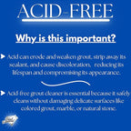 Grout Cleaner & Sealer Bundle W/Brush: Cleaner & Protector for all grout types; All Tile & Natural Stone floors, showers, & countertops