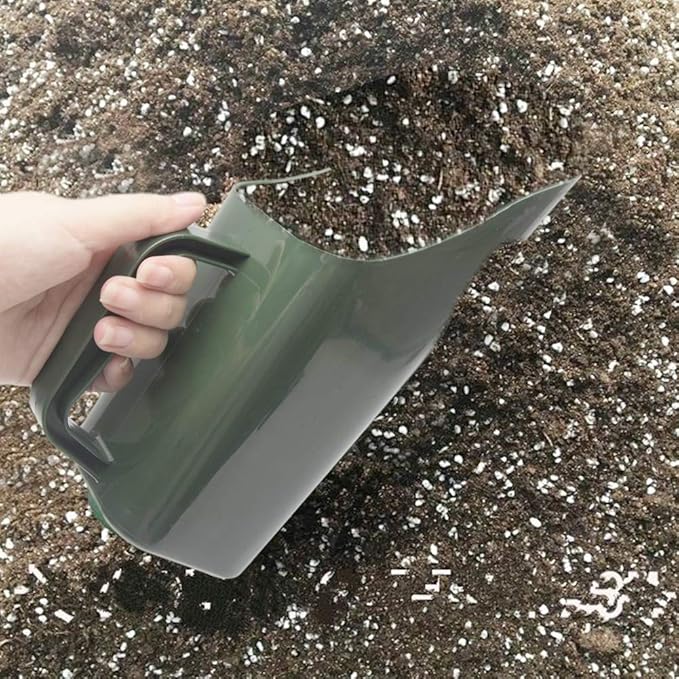 ‌Soil Scoop, Multi-Function Plastic Garden Shovel, Hand Scoop Soil Sifter, Wear-Resistant Soil Scoop, Sifter & Trowel for Potted Plants